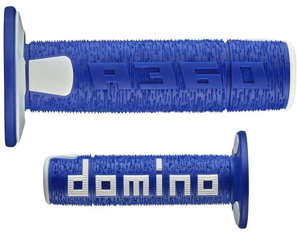 Domino-greb NYE lamelære to-komponent blå/hvid