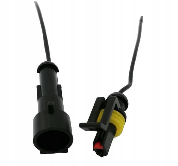 Hermetisk stikforbindelse SUPERSEAL 1 pin 1.5 med bilkabel