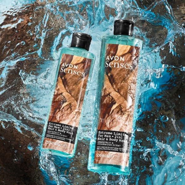 Avon - Extreme Limits krops- og hårvaskegel 500ml