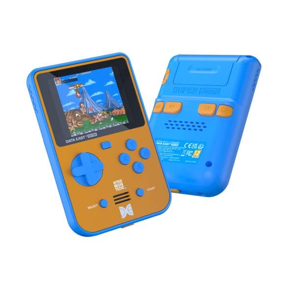 Bærbar konsol EVERCADE HyperMegaTech! Super Pocket Data East Edition Orange-blå