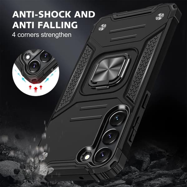 SORT ARMOR-ETUIL TIL SAMSUNG GALAXY S22+ 5G