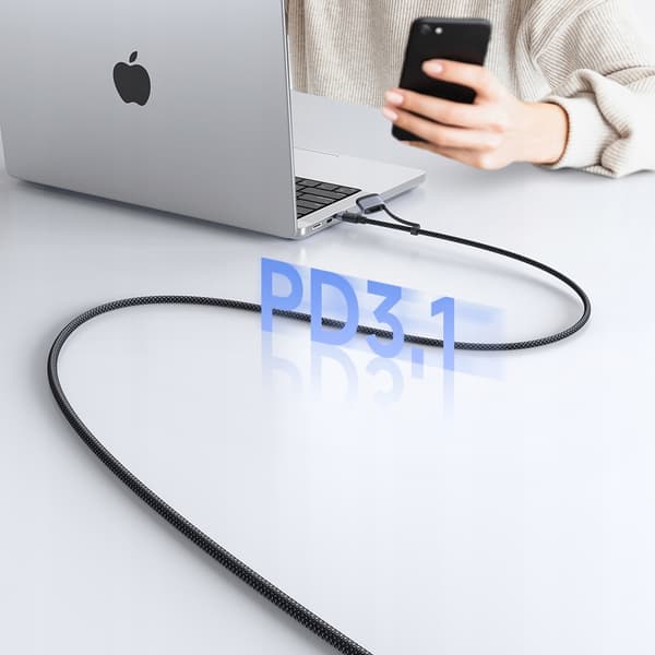 MCDODO MACBOOK AIR PRO USB-C MAGSAFE 3 140W 2M LATAUSKAAPELI