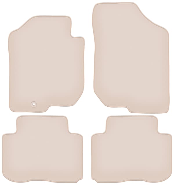 PREMIUM beige gulvmåtter til: Kia Carens III minivan 2006-2010