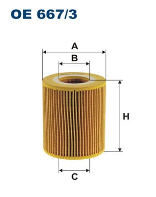 OLJEFILTER OE6673 FILTRON