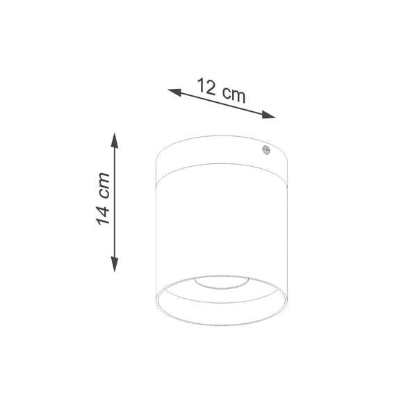 DOWNLIGHT RIF 1 GU10 SORT TRÆ ALU SOLLUX SL.1349