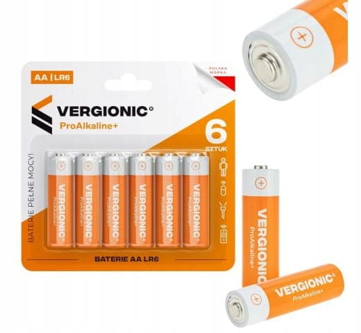 Alkaliska batterier 6 st AA LR06 universal