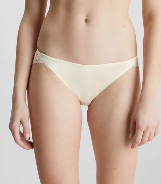 CALVIN KLEIN DAM ECRU SPETTROSOR MED ROTT L 0_6