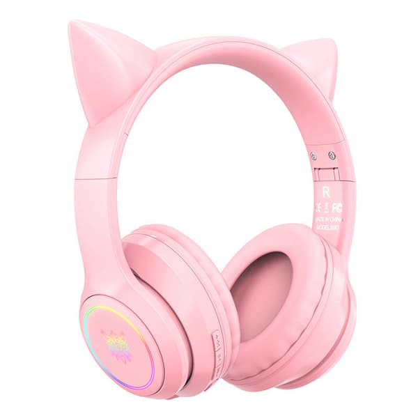 ONIKUMA B90 Pink Gaming-hovedtelefoner