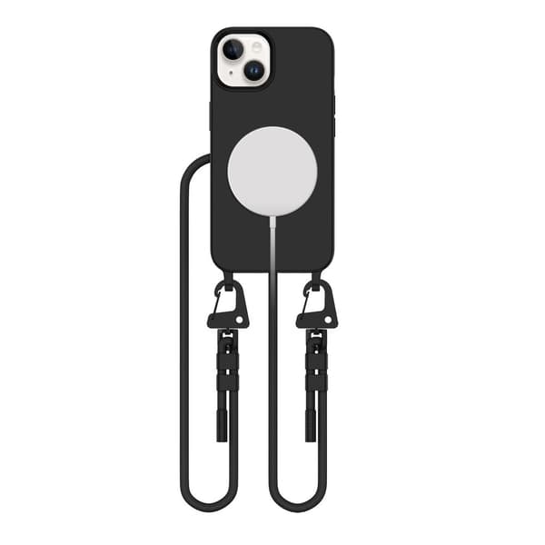 TECH-PRECT MAGNEKLACE MAGSAFE IPHONE 15 MUSTA