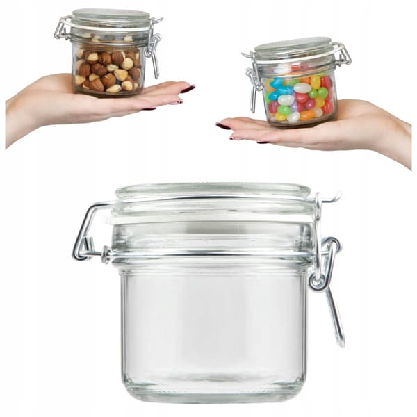 HERMETISK GLASBURK MED GLASLOCK 200 ml