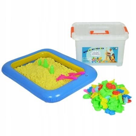 KINETISK SAND 3kg FORMAD + SANDLÅDA POOL