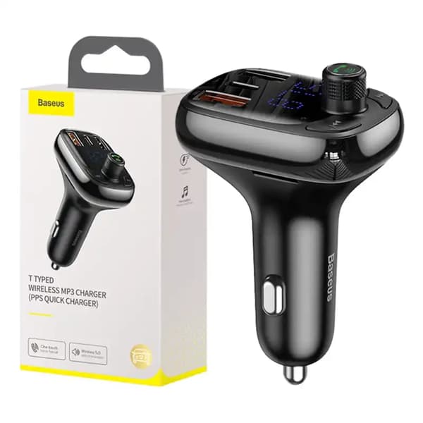 Baseus Bluetooth MP3-sändare för bil S-13 (svart)