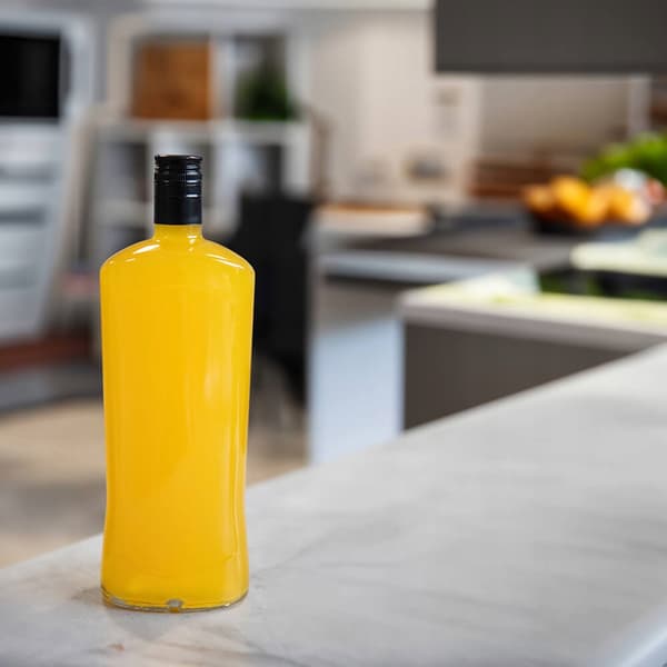 DIVA-flaska 1000 ml GLASFLASKOR FÖR HEMSKINSLIKÖRER VIN VODKA BRÖLLOP 1L