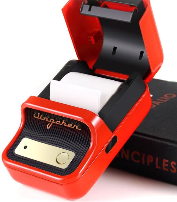 Niimbot B21S -tarratulostin, punainen, 1200 mAh, Bluetooth
