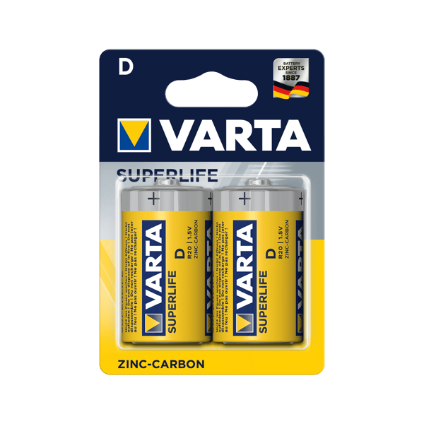 Varta Superlife R20 batteri