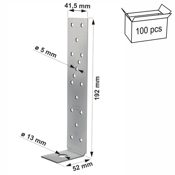 Ankarkytkin AH19050/2 190x50x40x2mm