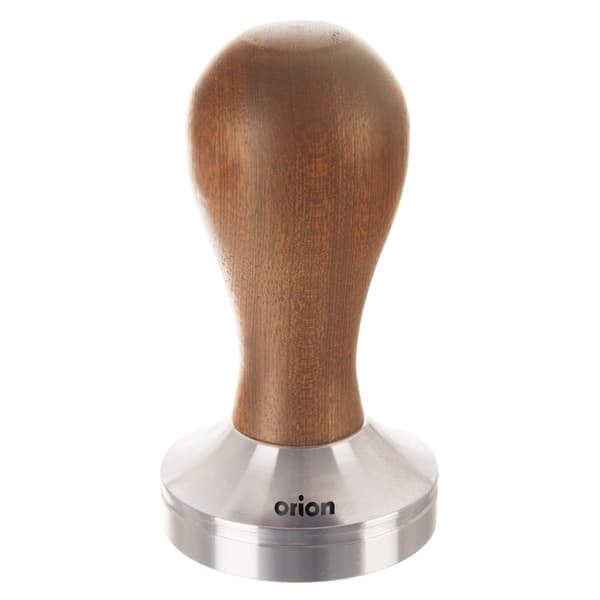 Kaffetamper i stål och trä 5x9,5 cm