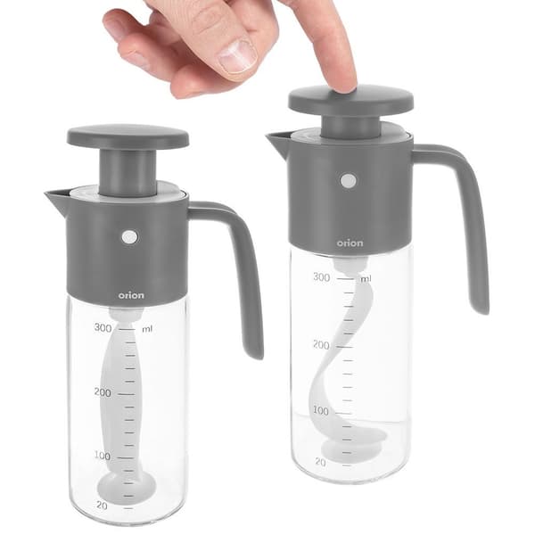 Manuel flaske til blanding af olie og dressing 350 ml