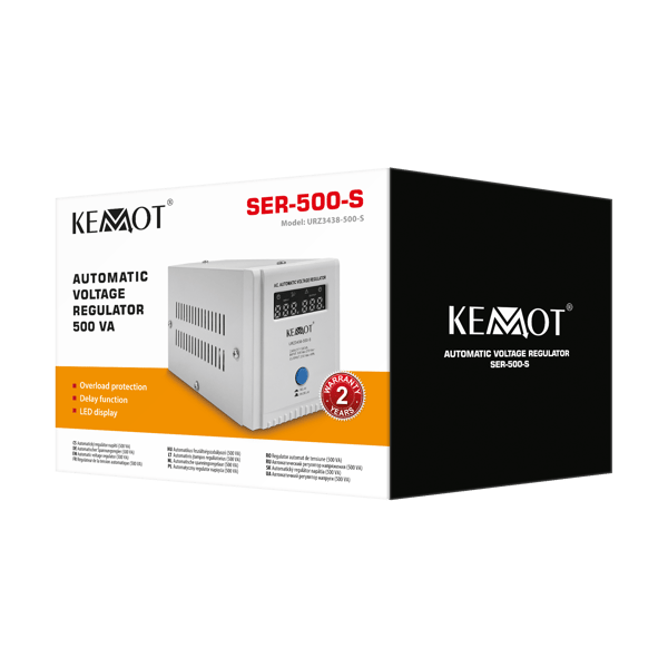 Automatisk spänningsregulator kemot SER-500-S