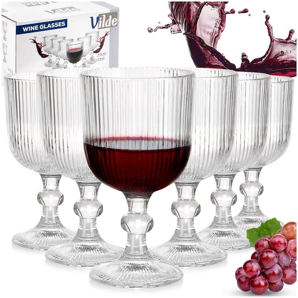 Vinglas av glas 340 ml 6 st.