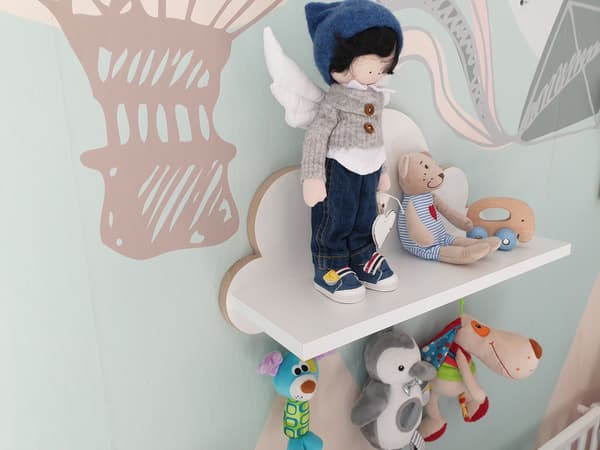 IBIZA Cloud Hylla med Galge - Elegance