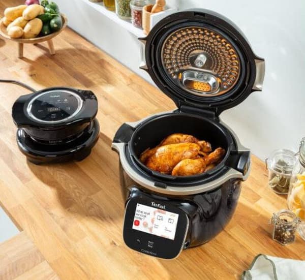 Baklock TEFAL EY150830 Extra Crisp Lock Svart