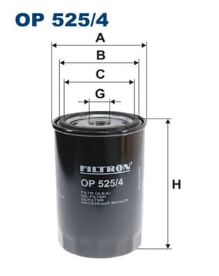 ÖLJYNSUODATIN OP5254 FILTRON
