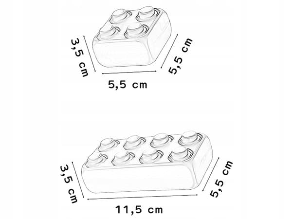 MARIOINEX Junior byggeklodser 110 stk.