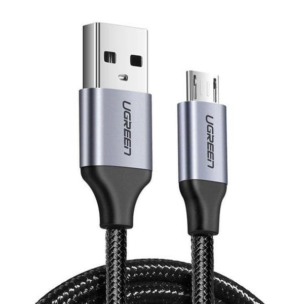 UGREEN US290 USB til Micro USB-kabel QC 3.0 2.4A 1.5m (sort)