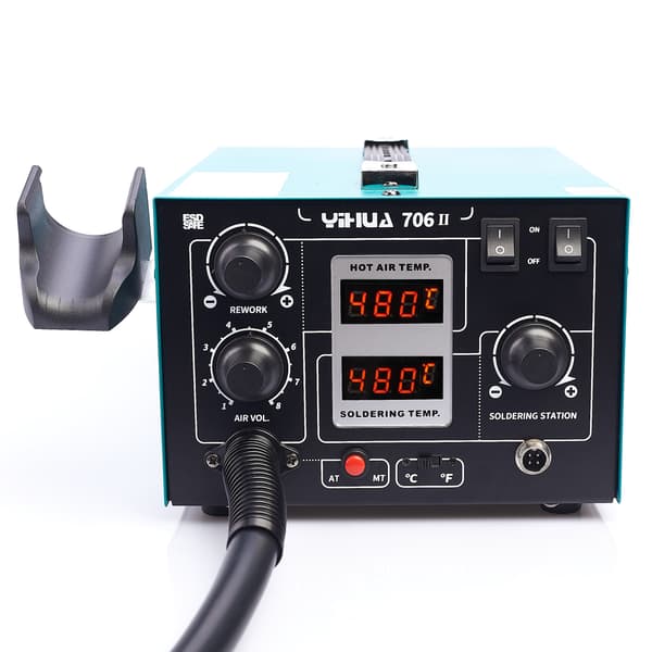 Yihua 706 II professionel 2-i-1 varmluftslødstation