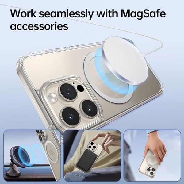 TECH-PROTECT MMP-110 2-i-1 magnetisk MAGSAFE-ring sølv & sølv