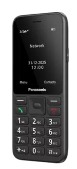 Telefon til seniorer PANASONIC KX-TU260EXB 4G Sort