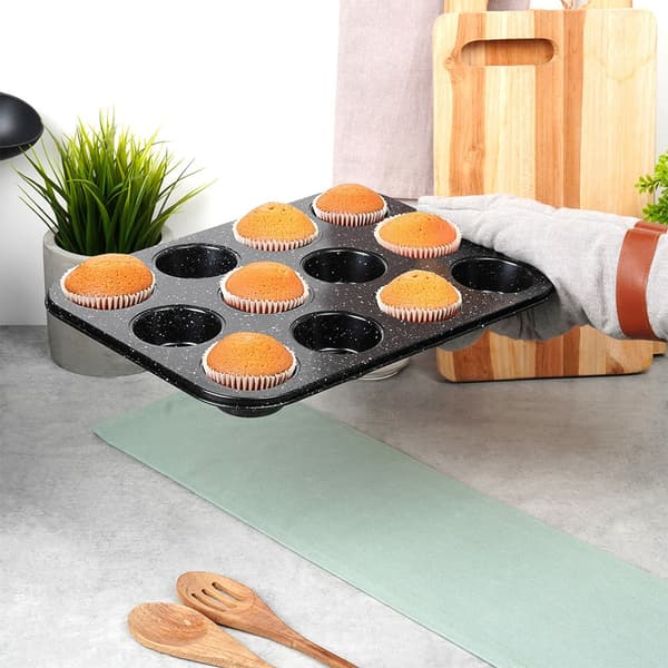Granittimuotit muffinseille 35x26,5 cm