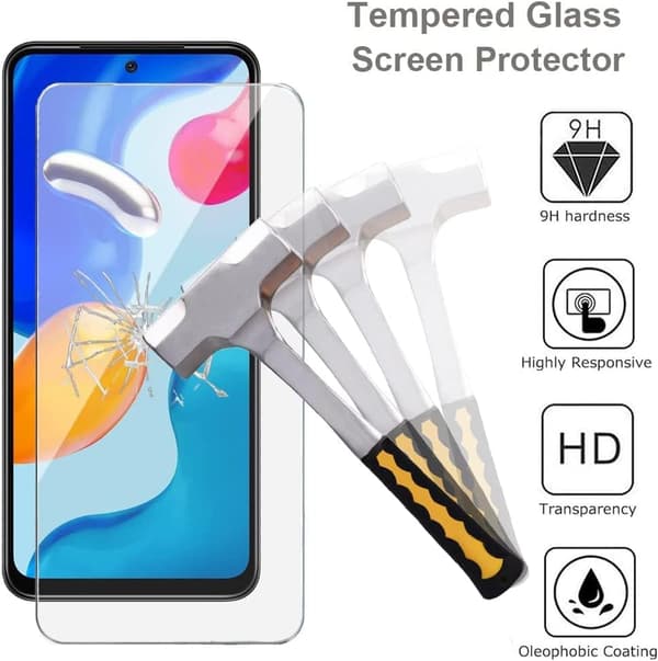 2+2X GLASFODRAL FÖR XIAOMI POCO X4 PRO 5G REINDEER RED