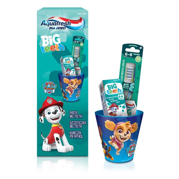 Aquafresh set med mugg grön