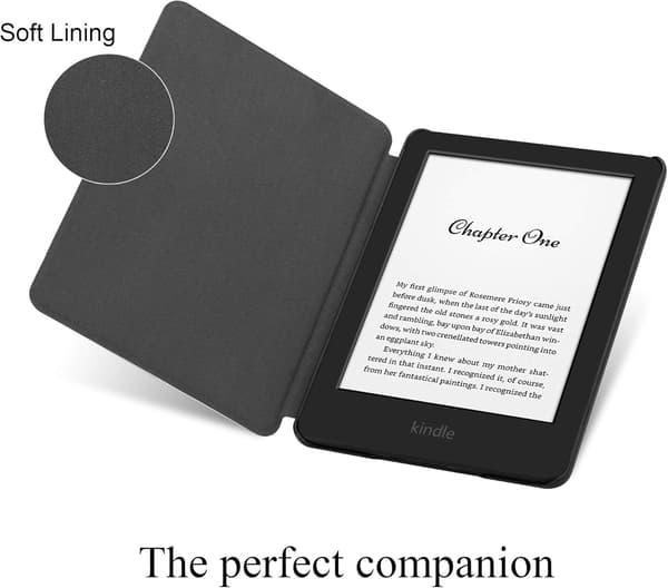 Etuilæser til Kindle 10 2019 6" akvarel hjerte rød blå