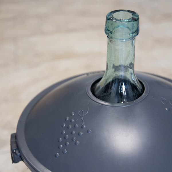 VINPATRON 25L i korg SET Korkrör Borste Gummiskrapa Jäst