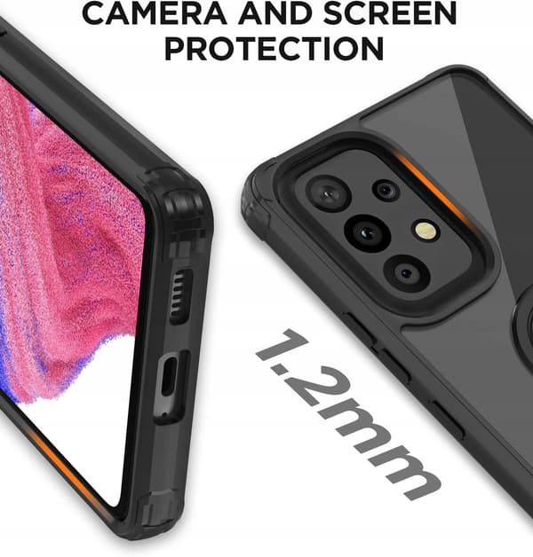 TRANSPARENT ETUI TIL SAMSUNG GALAXY A33 5G 2xGLAS