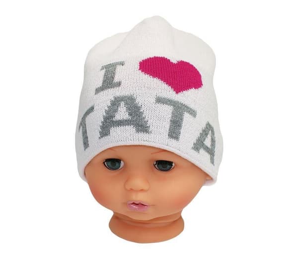 Spädbarnsmössa med texten pappa 6 - 18 månader