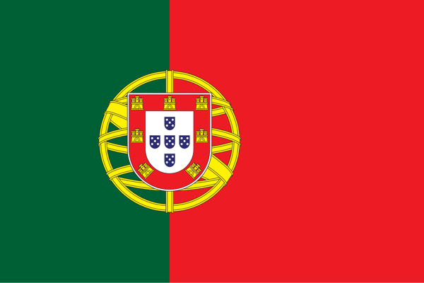 Tryck 150x90 Portugal + 3 öglor