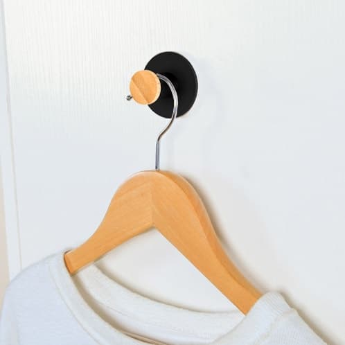 Kovir loft handdukshängare, svart, 2 stycken