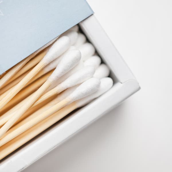 Økologiske kosmetiske vatpinde til permanent makeup