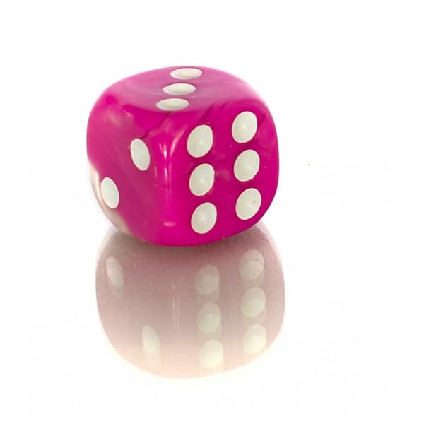 D6 1,6 cm RPG Prinsesse Mouth Sekssidede terninger