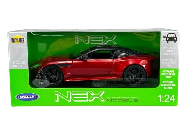 WELLY ASTON MARTIN DBS PUNAINEN 1:24 24131