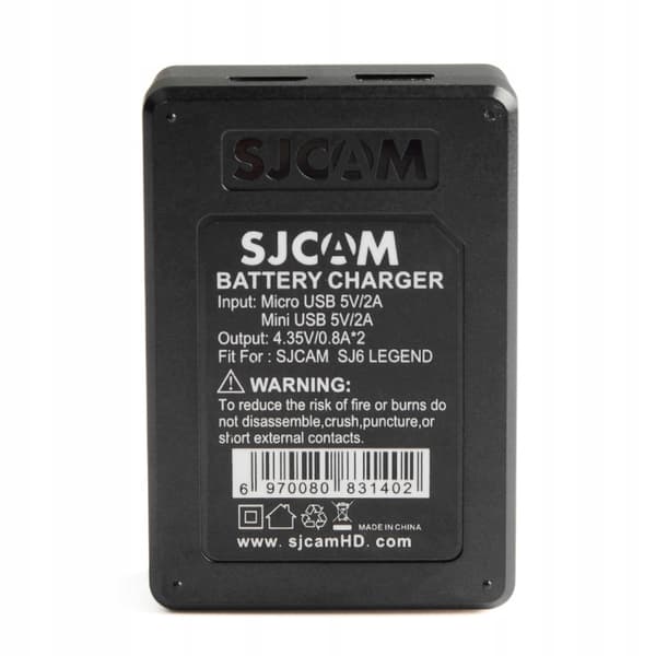 SJCAM SJ6 LEGEND DUAL Dobbelt oplader