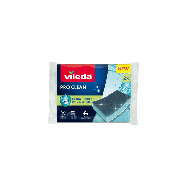 256743 Vileda Sieni enzymeillä Pro Clean 2 kpl