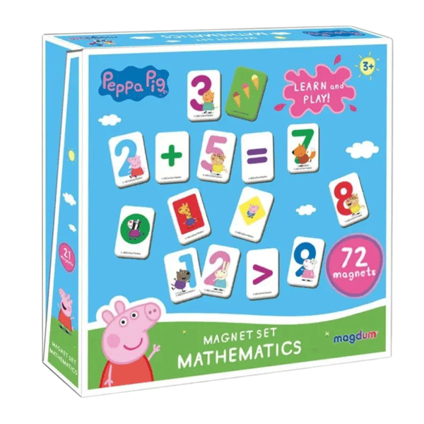 Peppa Pig magnetset matematik lärning räkning