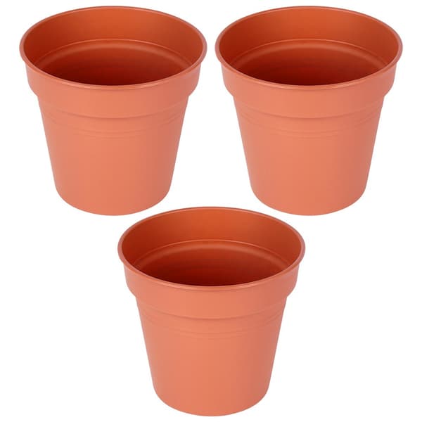 Havepotte plastik rund 17 cm 3 stk.