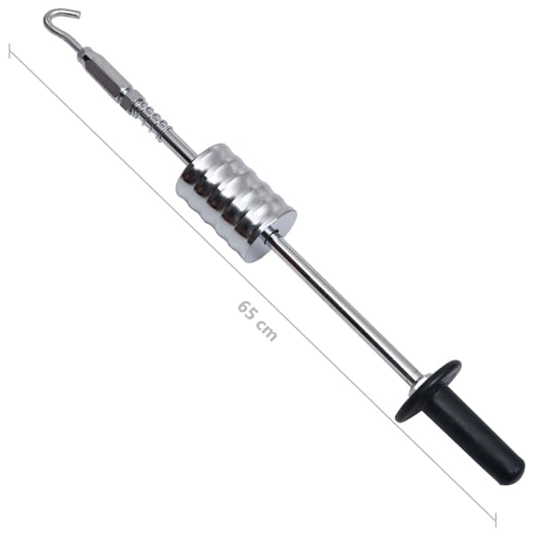 vidaXL Liukuvasara koukulla 65 cm hiiliteräs
