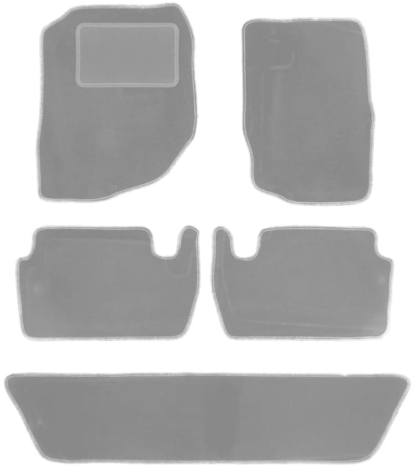 Bilmattor grå för: Dodge Durango II SUV (2002-2010)
